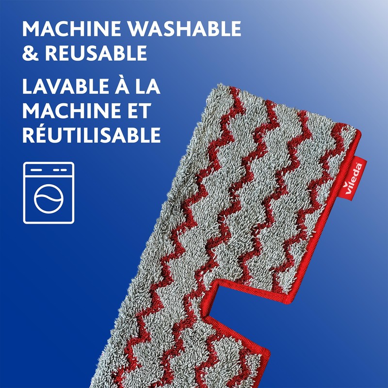 Vileda ProMist MAX Microfibre Scrub Pad Mop Head (1 Pack)