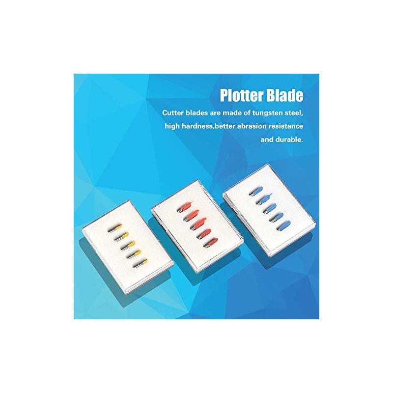 Cutter Blade Pack of 15 Red Yellow Blue 30/45/60 Degree