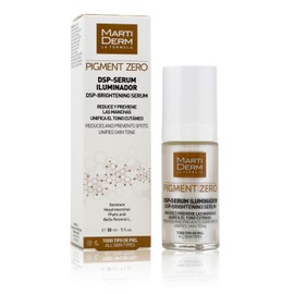 MartiDerm Pigment Zero DSP Sérum facial iluminador despigmentante Suero facial previene y reduce las primeras manchas. Hexilresorcinol + Genisteína + 
