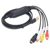 Video Capture Card USB to RCA S Video Converter Adapter