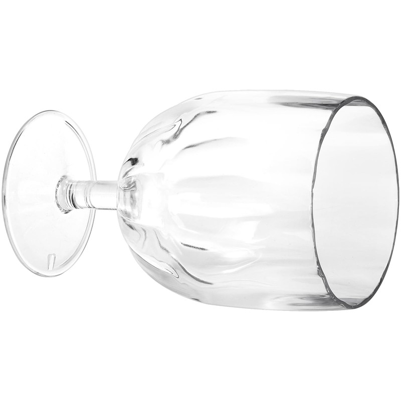 Suwimut Set of 8 Unbreakable Plastic Wine Glasses, 12 oz