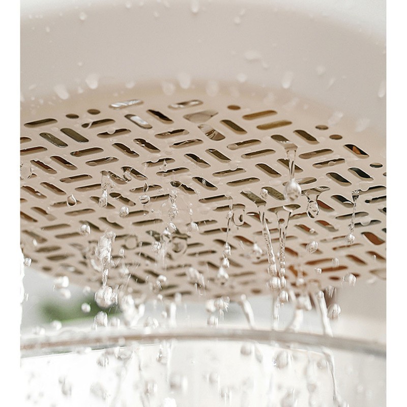 Fruits Vegetables Washing Basket Double Layer Quick Water Drainage Kitchen