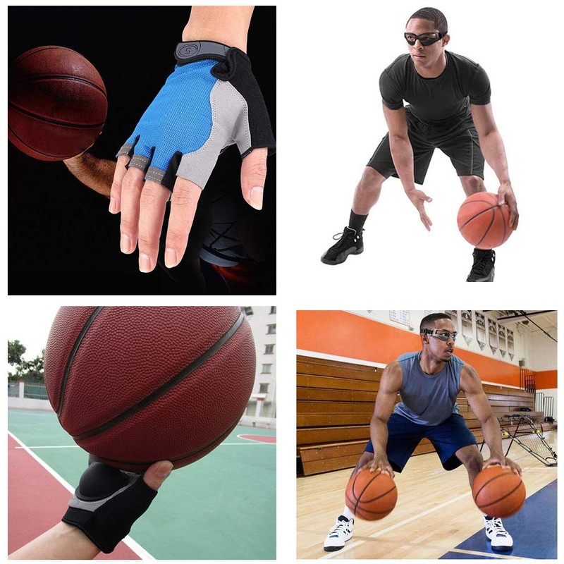 Basketball Dribbling Finger Training Anti Grip Ball Handle Train Gloves,
