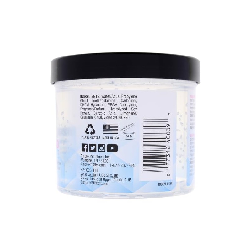 Ampro Pro Styl Clear Ice Protein Gel 32oz