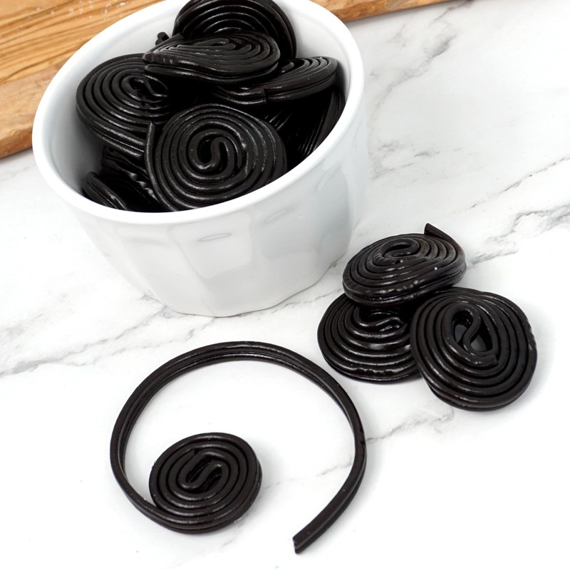 Broadway Black Licorice Wheels Candy, 4.4 Pound Bulk Bag, Licorice