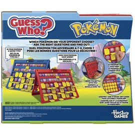 Guess Who? Pokémon Edition Game | 48 Pokémon | Fun Kids Board Games for Families | 2 Players | 15 Mins. | Travel Friendly | Ages 6+