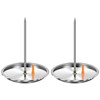 Vertical Skewer for Grill Stainless Steel Pastor Skewer with 2