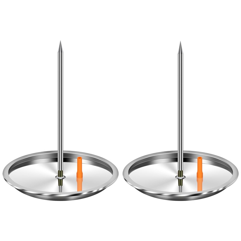 Vertical Skewer for Grill Stainless Steel Pastor Skewer with 2