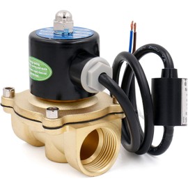 Heschen Brass Electric Solenoid Valve 2W-250-25J 1 Inch AC220V Direct Action Water Normally Closed Replacement Valve