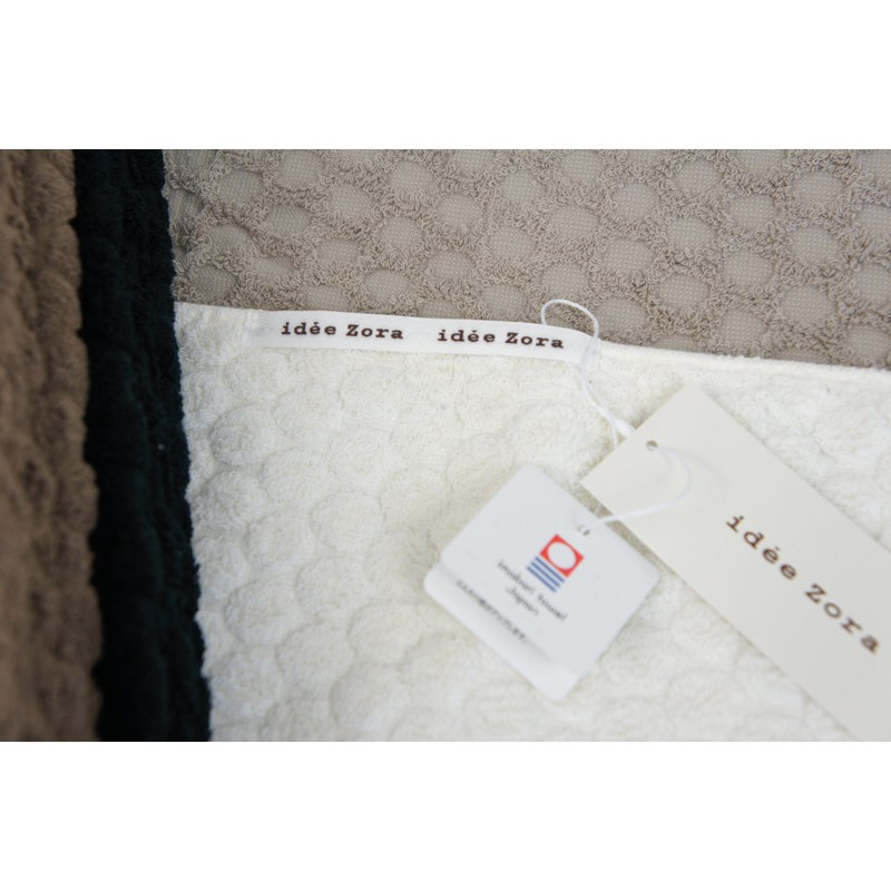 今治タオル フェイスタオル イデアゾラドット ブラック