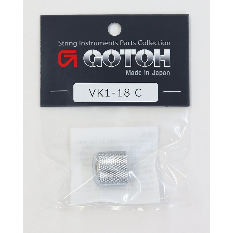 GOTOH Dome Knob, Φ18, Standard (H18mm), Chrome (PVK-1C-18) VK1-18C