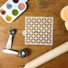 Modern Circle Cookie and Craft Stencil CM001 by Designer Stencils