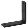 eoere 2 PCS 7-3/8" Heavy Duty Steel Corner Brace Black