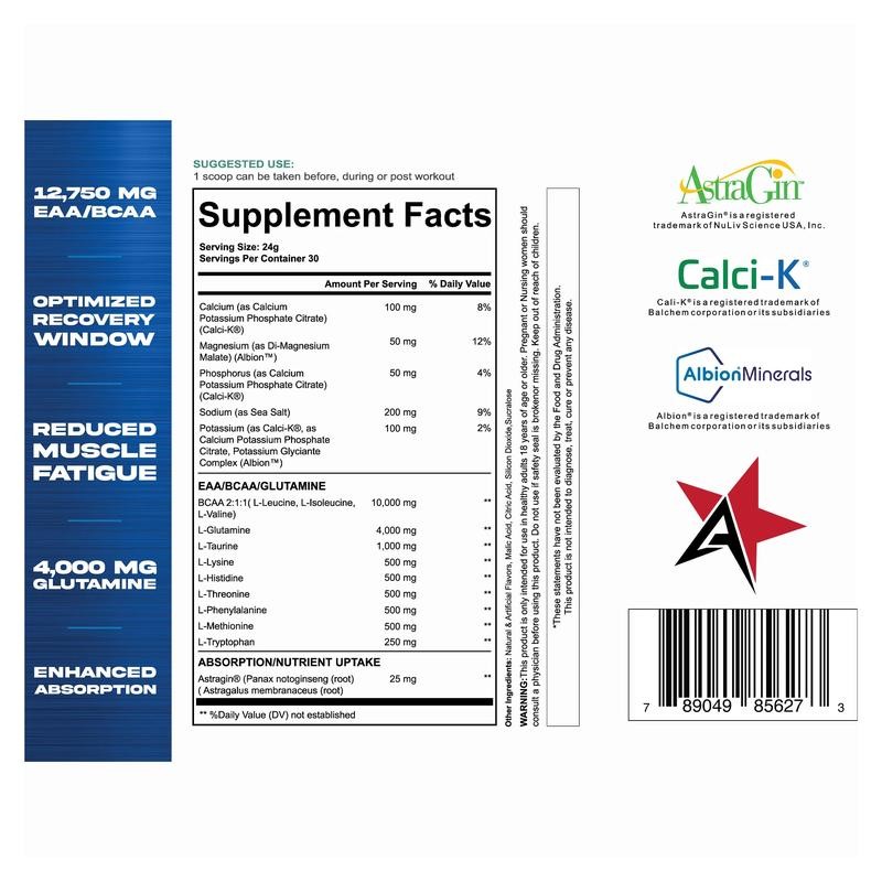 BCAA/EAA/ELECTROLYTES - Flavor: Orange Soda