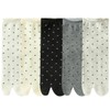 Qzkouma FZDD-75 Women's 2 Toe Socks, 3 Pairs Set, Cotton