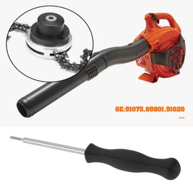 Briny River 1PC Carburetor Limiter Cap Tool Compatible with Echo Blower Trimmer Chainsaw OE 91075 89801 91020 Left Thread 2.5mm Length 156mm Carburetor Adjustment Tool Screwdriver