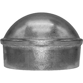 1-7/8" Chain Link Fence Post Cap - Use for 1-7/8" Outside Diameter Post/Pipe - Aluminum Chain Link Post Cap - 2 Pack