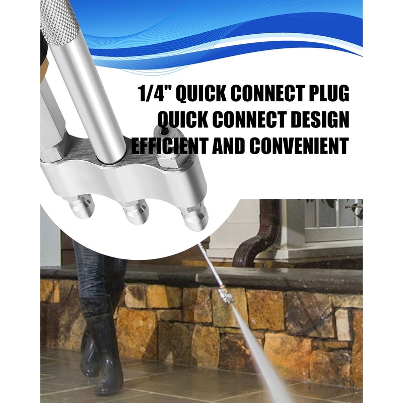3 in 1 M5 Twist Nozzles, long range pressure Soft
