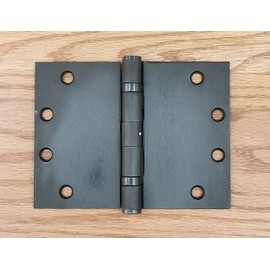 Hinge Outlet Wide Throw Hinge with 180 Degree Clearance - 4.5 Inch x 6 Inch Heavy Duty, Rust Resistant - Ball Bearing Design (Oil Rubbed Bronze, 2 Pack)