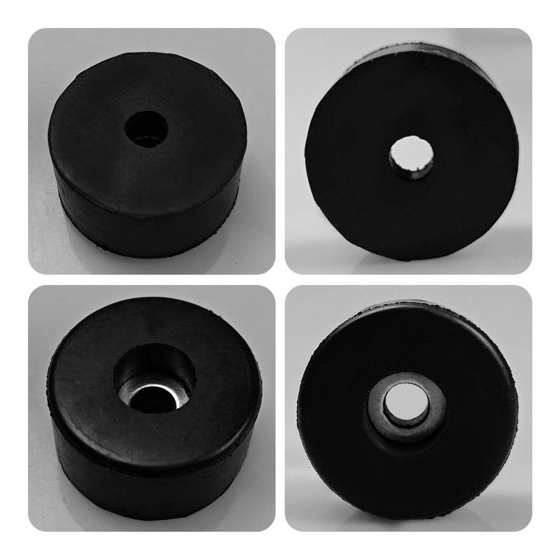 Runseaway 6Pcs 1.5” Air Compressor Vibration Pads, Rubber Isolator Feet