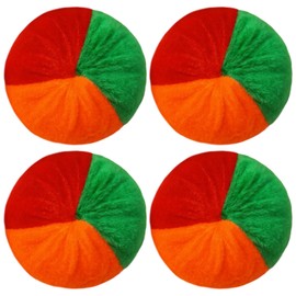 Homaisson Juggling Balls Set, 4-Pack, Soft Fabric Shell with Filling, Multi-Color Design, Ideal for Beginners and Little Ones, Professional Juggling Kit