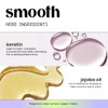HASK, Smooth + Keratin & Jojoba Oil, Shampoo Alisante, Controla