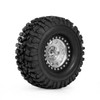 2PCS High Grip 2.2 Inch RC Rubber Tire Alloy Beadlock