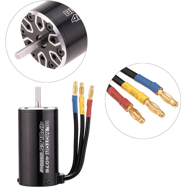GoolRC 4076 2000KV 4P Sensorless Brushless Motor for 1/8 RC