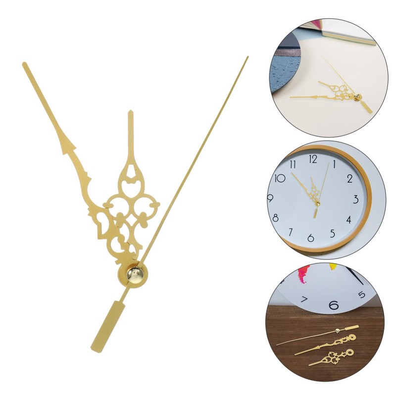 TEHAUX 10 Sets Elegant Clock Hands Decorative Plastic Clock Pointers