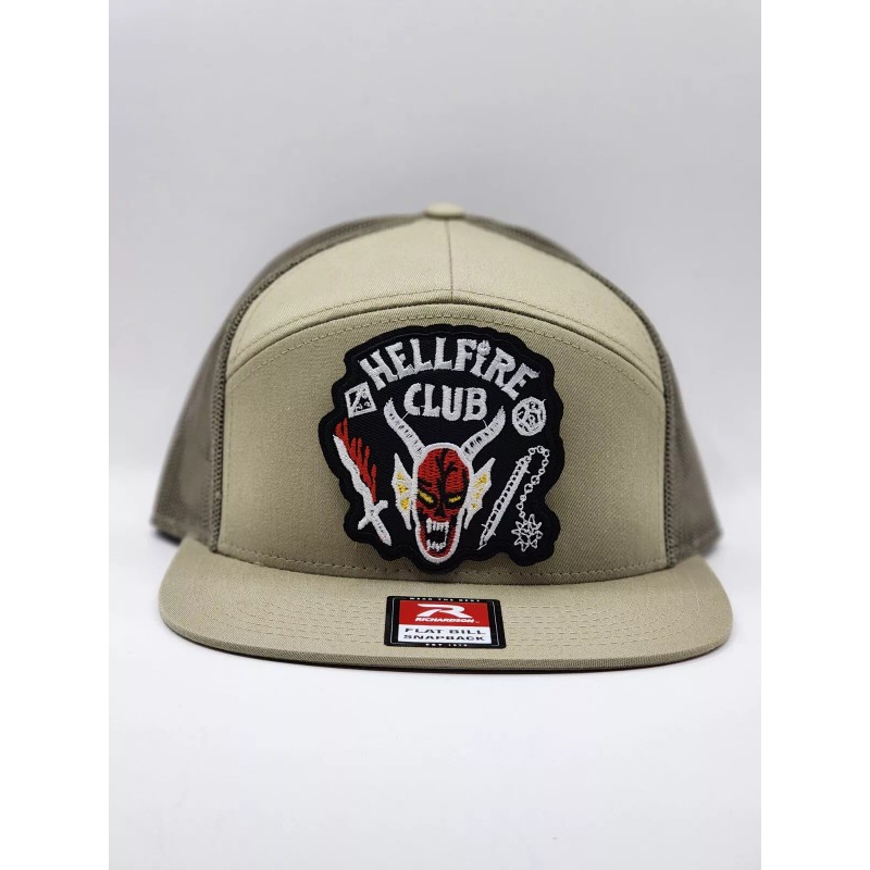 RICHARDSON 168 Hat W/Stanger Things ( Hellfire Club ) Embroidery