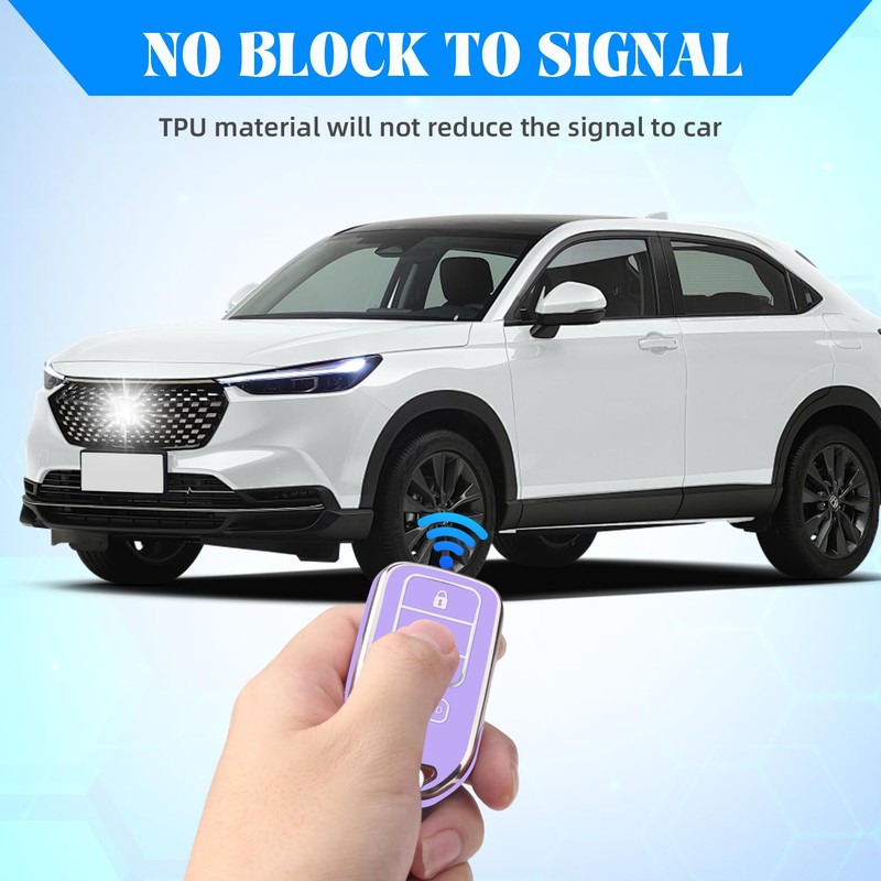 QBUC for Honda Key Fob Cover, fits for Honda HR-V