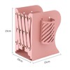 Expandable Desktop Metal Bookshelf Multifunctional Bookcase Book Holder for Shelf