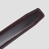 Acewin Men's Leather Belt, Automatic Work Belt, Adjustable, Width 35
