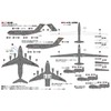 Pit Road 1/700 Skywave Series US Air Force Aircraft Set
