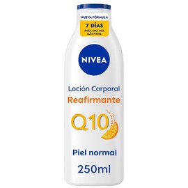 NIVEA Q10 Firming Body Lotion (1 x 250 ml), Moisturising Body Cream for Normal Skin, Firming Body Cream with Collagen Boost Complex, Vitamin C and Pure Q10