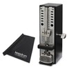 Wittner Super-Mini Taktell Mechanical Wind-Up Metronome Black with Keepdrum Microfibre