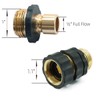 PLG 3/4" Garden Hose Quick Connect for Hose Nozzle Male