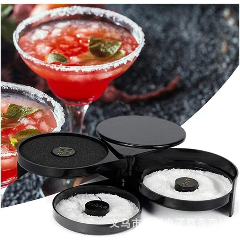 3 Tier Bar Glass Rimmer Bartender Tool