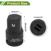 HOPESPANNER Universal 58mm 1/2" to1 Impact Socket Adapter Durable Driver