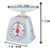Tanita 1439-WH Cooking Scale, Kitchen Scale, Cooking, Analog, 2.2 lbs