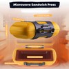 mico dingker Microwave Sandwich Maker, Microwave Toastie Maker, Snack Maker