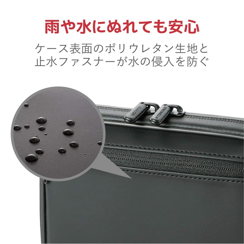ELECOM HDDケース 衝撃吸収 Sサイズ(内寸:W82・H122・D16.5) ブラック ZSB-HD004BK
