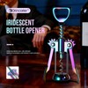 Winged Corkscrew, Iridescent Bottle Opener, Cork Remover, Rainbow Wine Gift