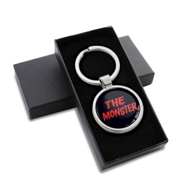 Biomar Labs Metal Keyring Chain Stainless Steel Gift Box Men Women Accessories Jewelry Handbag Black Red Monster KK 275
