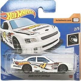 Hot Wheels 2010 Chevy Impala HW Race Team 2/5 2020 (209/250) Short Card