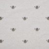 VHC Brands Embroidered Bee, Farmhouse Table Runner, Ruffled, Rectangle, Yellow