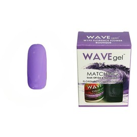 WAVEGEL Soak-0ff Gel & Nail Lacquer Matching Duo Set - Florence Flower Boutique - W195-195 I 0.5 Oz