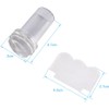 Asixx Sello de Silicona de Uñas, Sello de Transparente,para Hacer