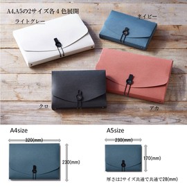 King Jim Storage Case Lots Full Open Case A5 Black 4884 Black