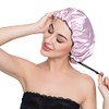 Stain Bonnet Silk Sleep Cap Adjustable Satin Cap for Night